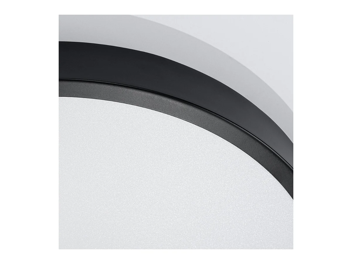 Plafonnier OnyxStar 50 noir LED 3000K