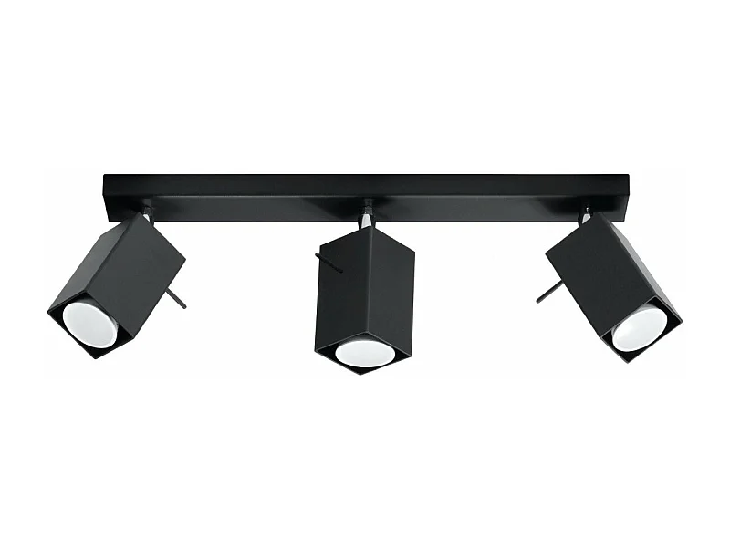 Plafonnier Radiara 3 noir