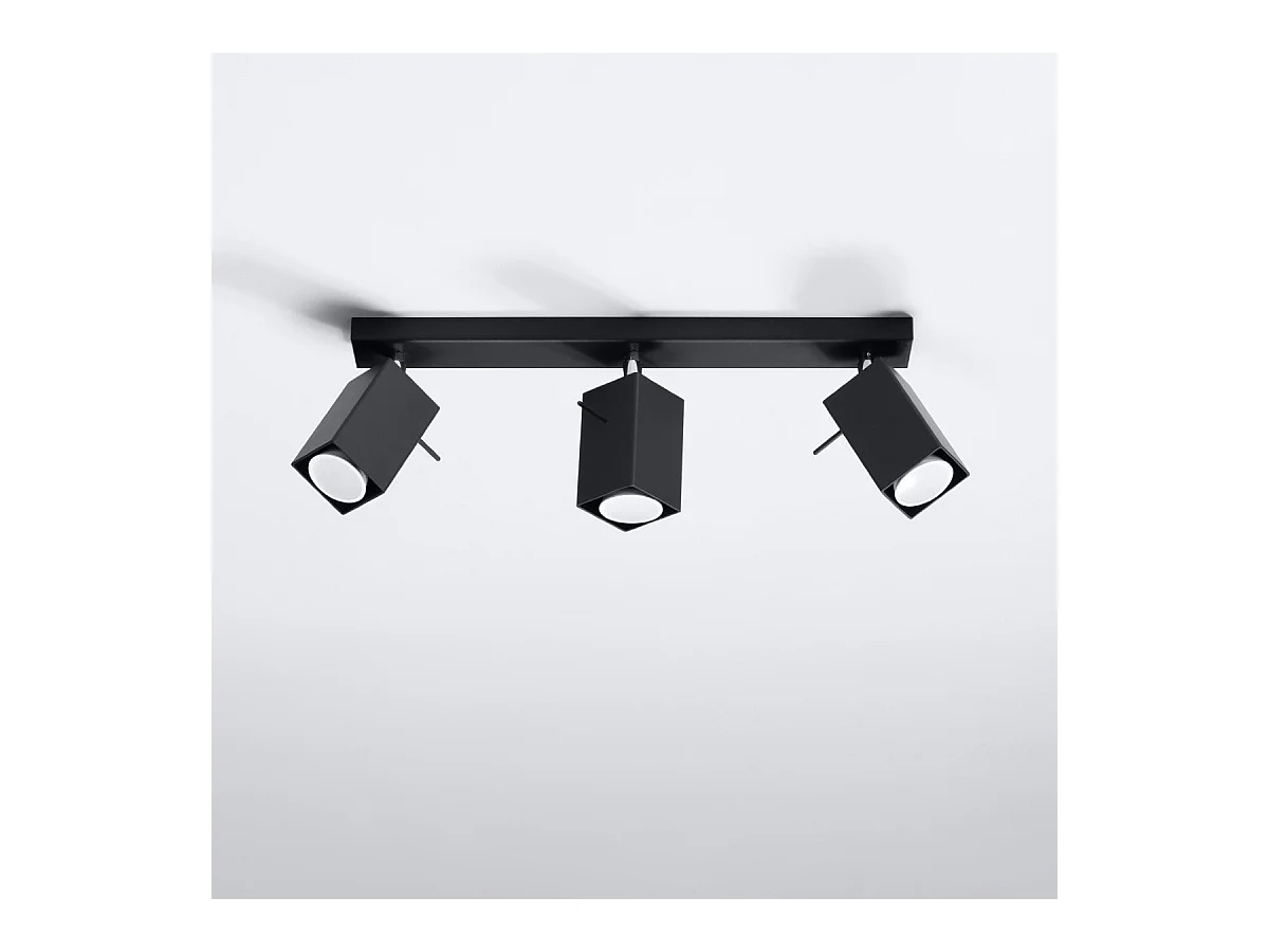 Plafonnier Radiara 3 noir