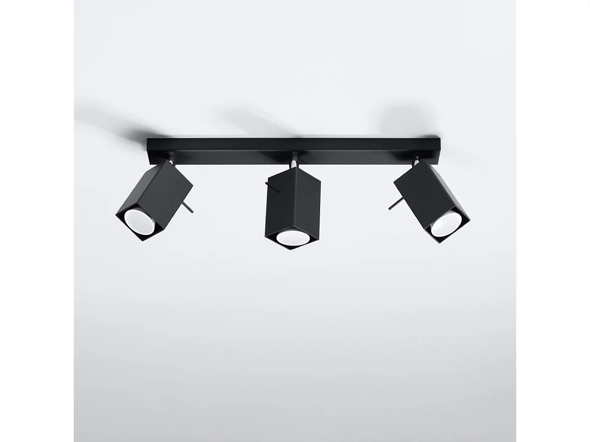 Plafonnier Radiara 3 noir