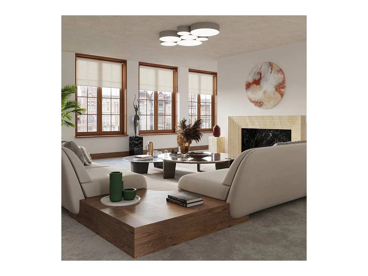 Plafonnier Andromeda 35 gris