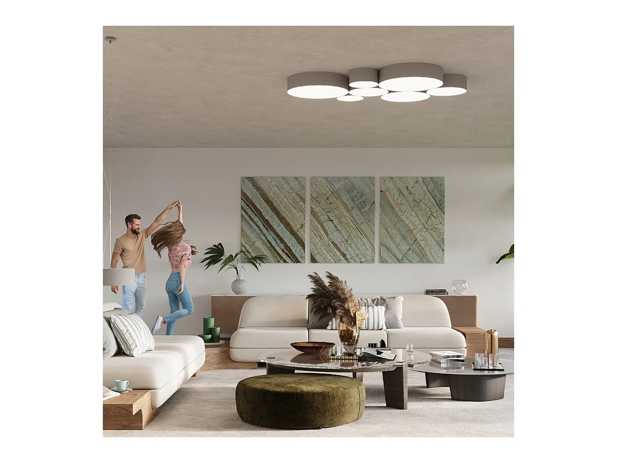 Plafonnier Andromeda 35 gris