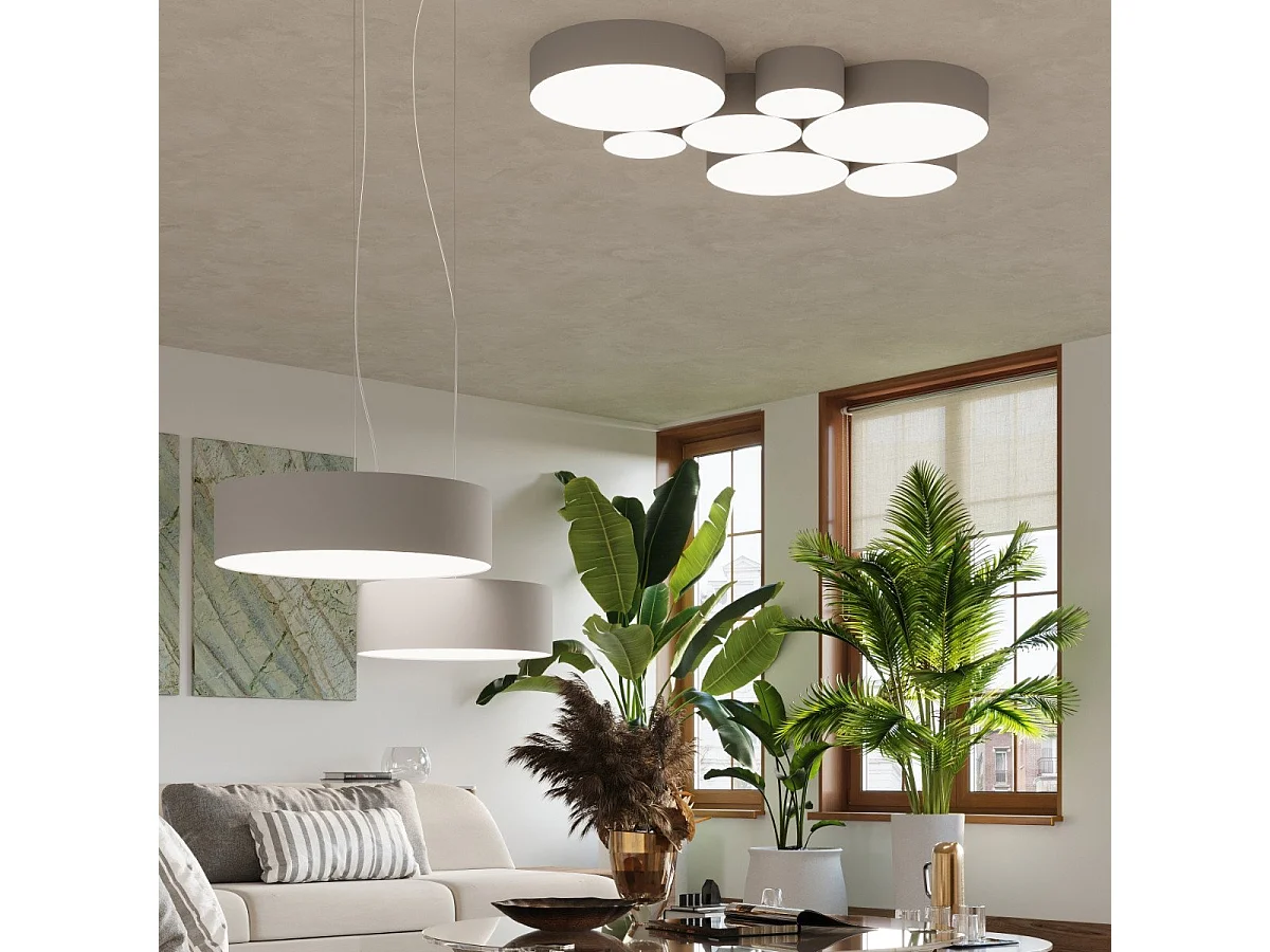 Plafonnier Andromeda 35 gris