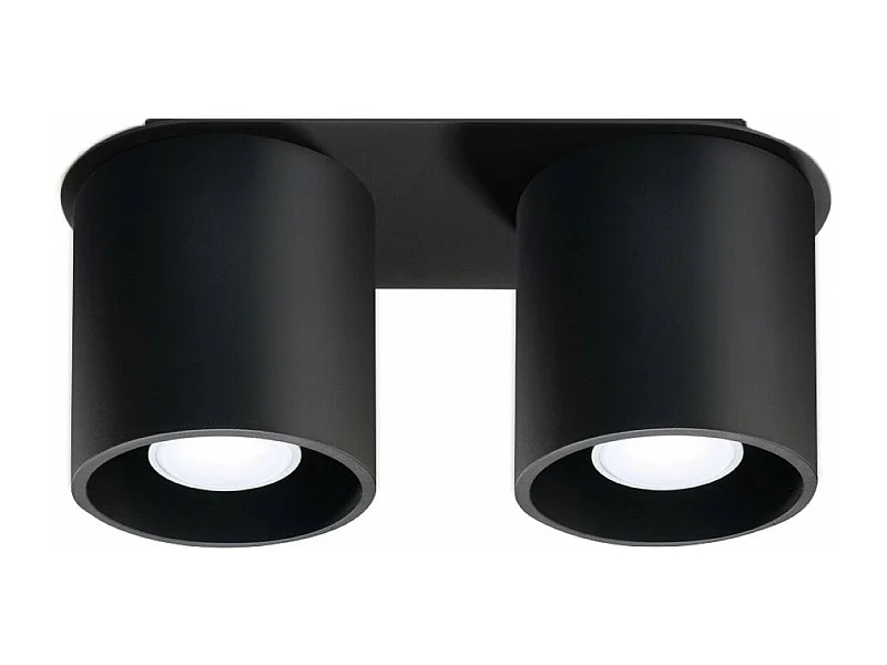 Plafonnier Orbitum 2 noir