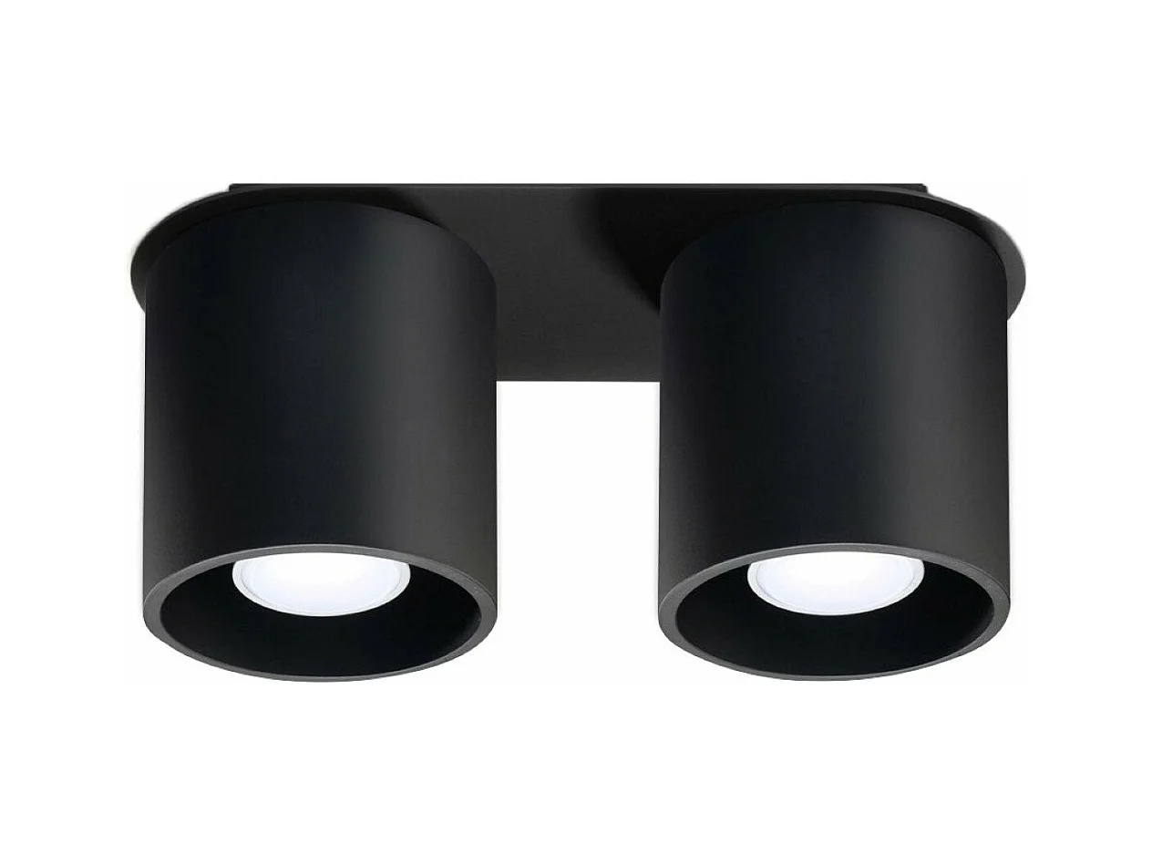 Plafonnier Orbitum 2 noir