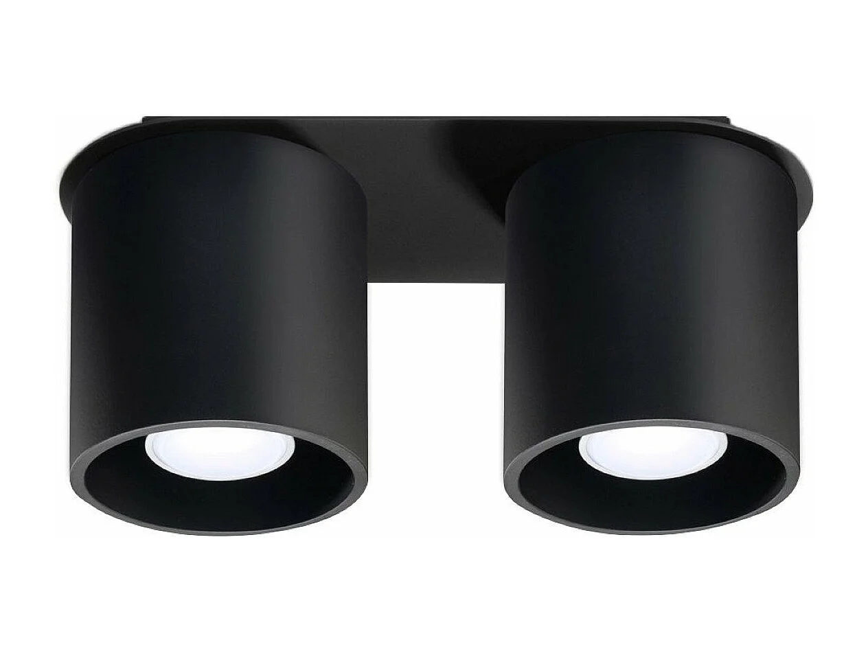 Plafonnier Orbitum 2 noir