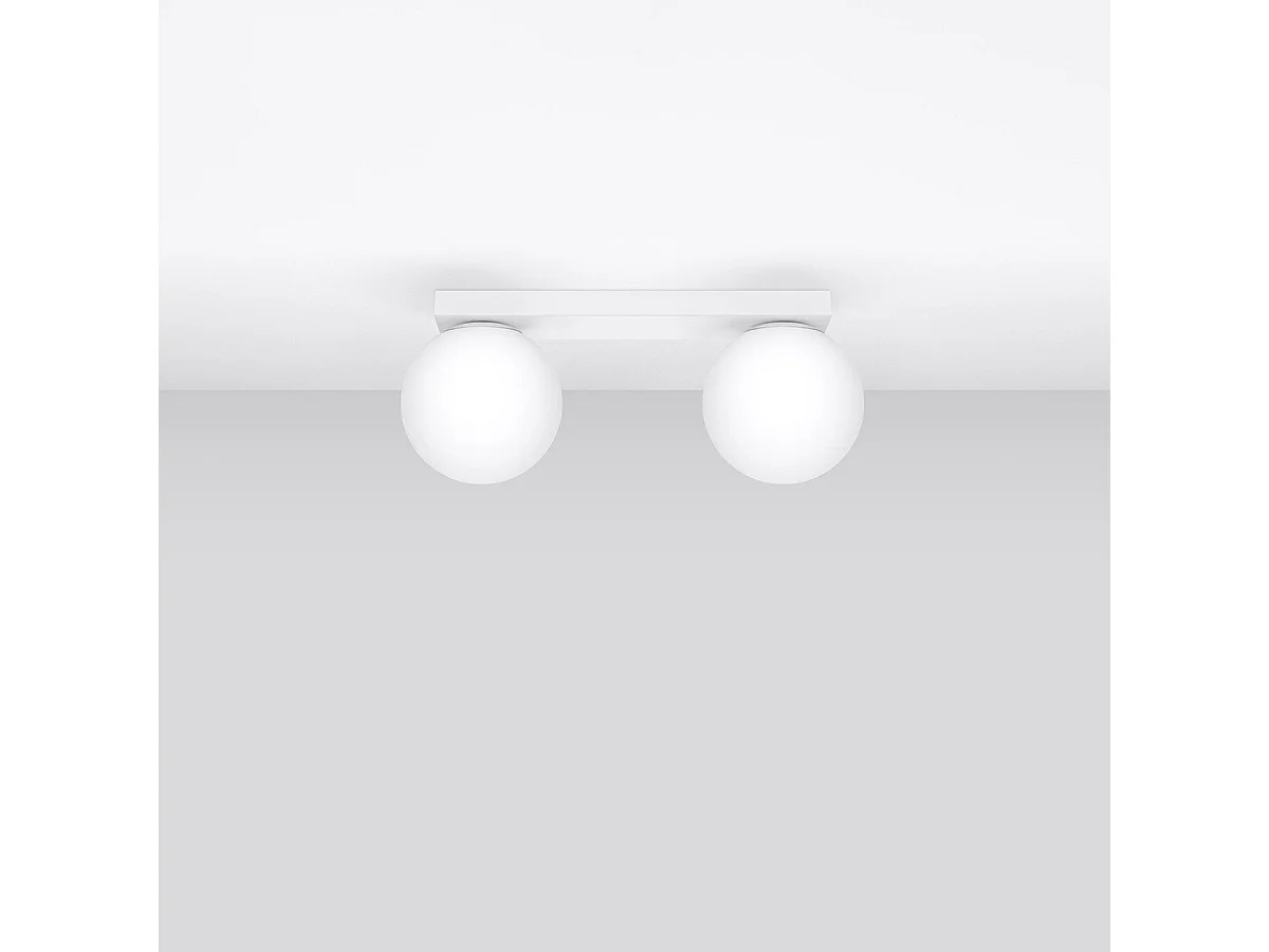 Plafonnier Seraphine 2 blanc