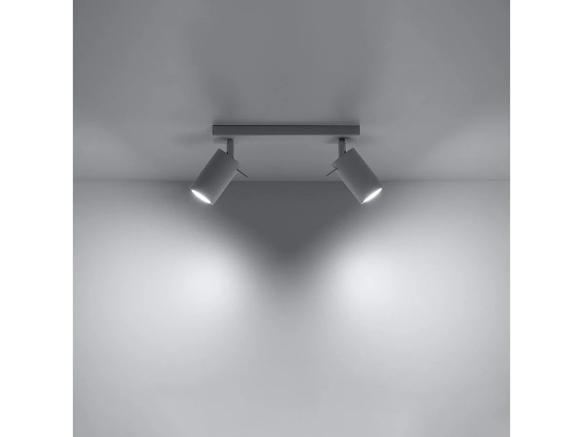 Plafonnier Lysandra 2 blanc