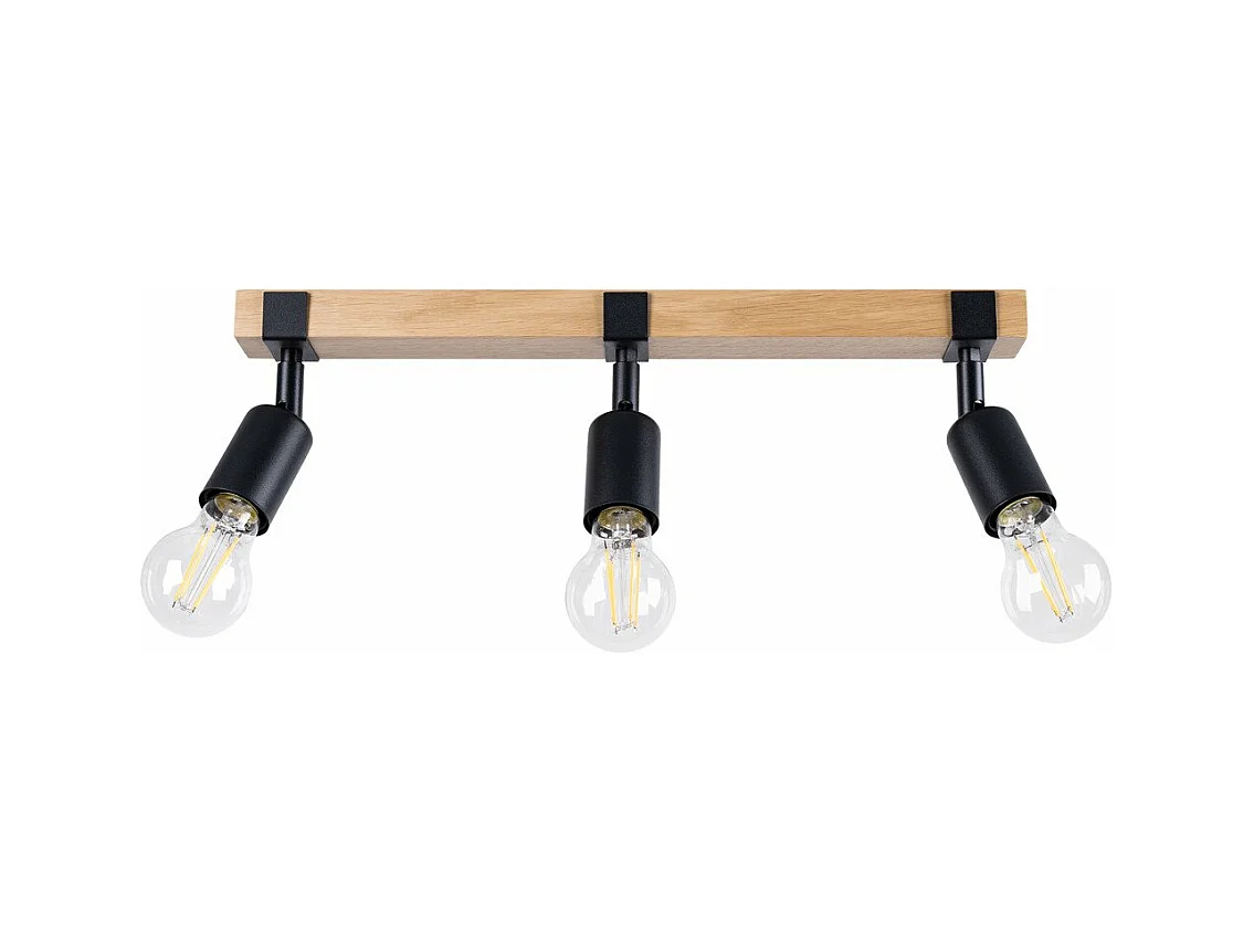 Plafonnier Naos 3 noir