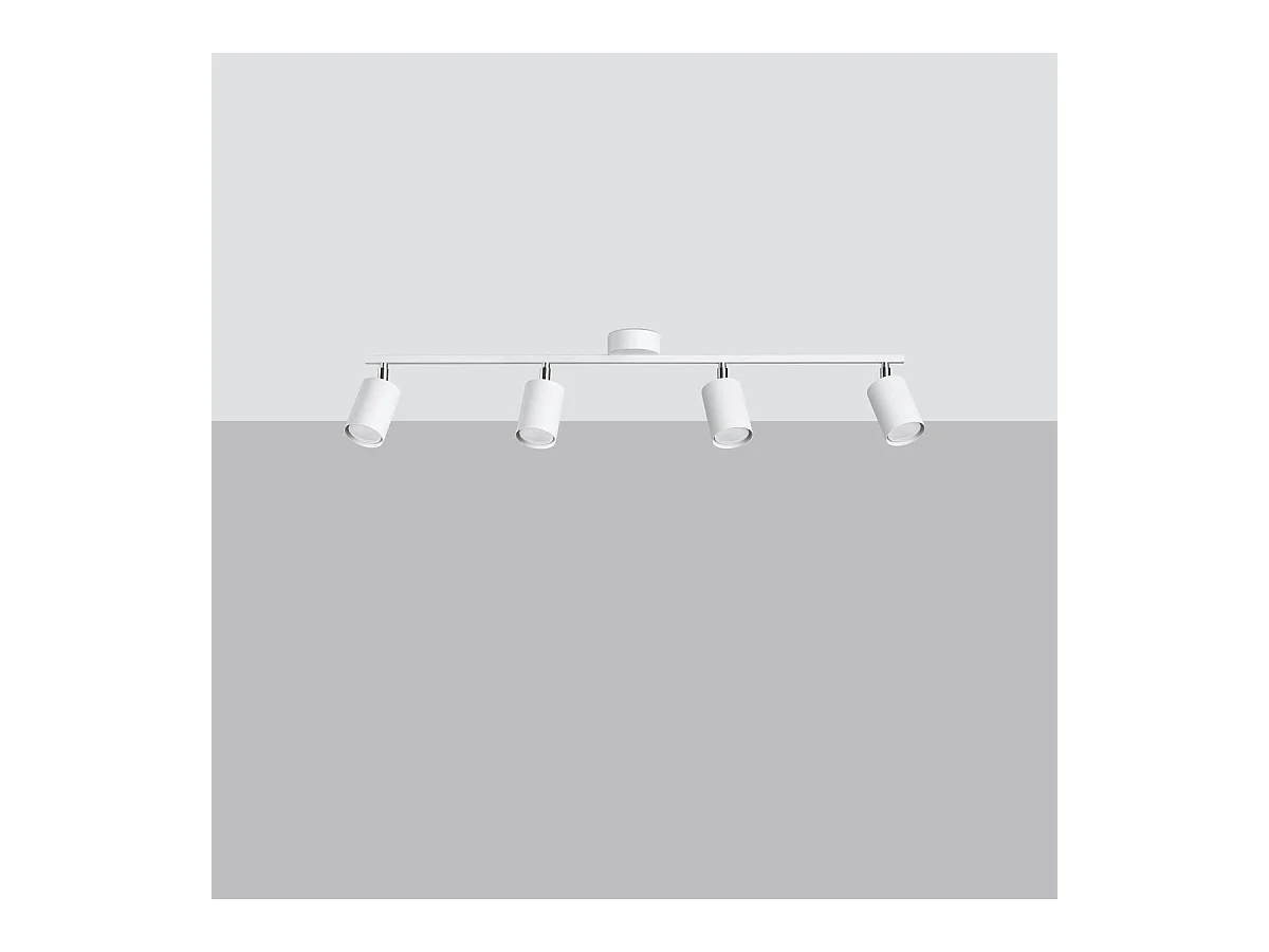 Plafonnier Lucida 4L blanc