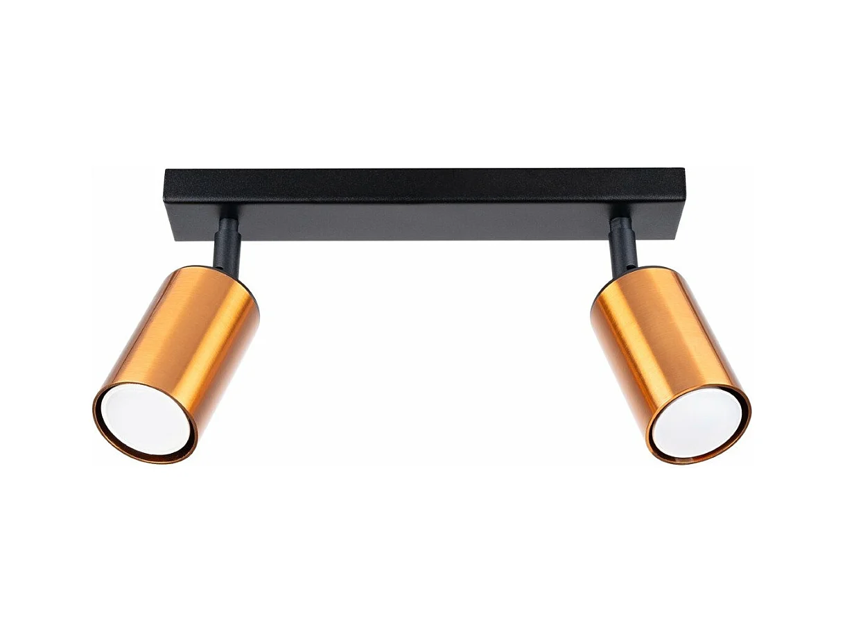 Plafonnier Vespera 2 noir-cooper