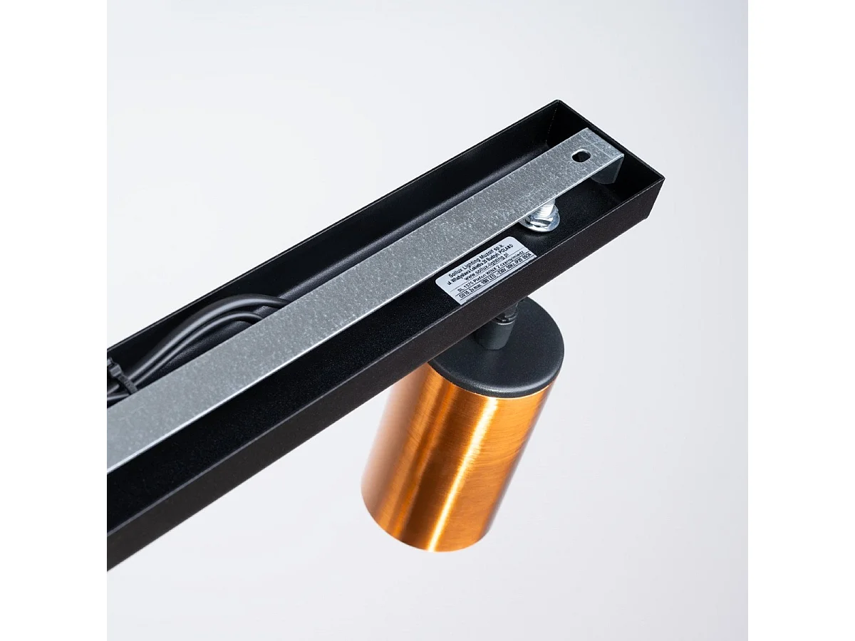 Plafonnier Vespera 2 noir-cooper