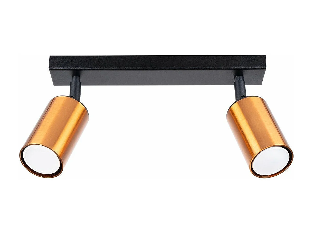 Plafonnier Vespera 2 noir-cooper