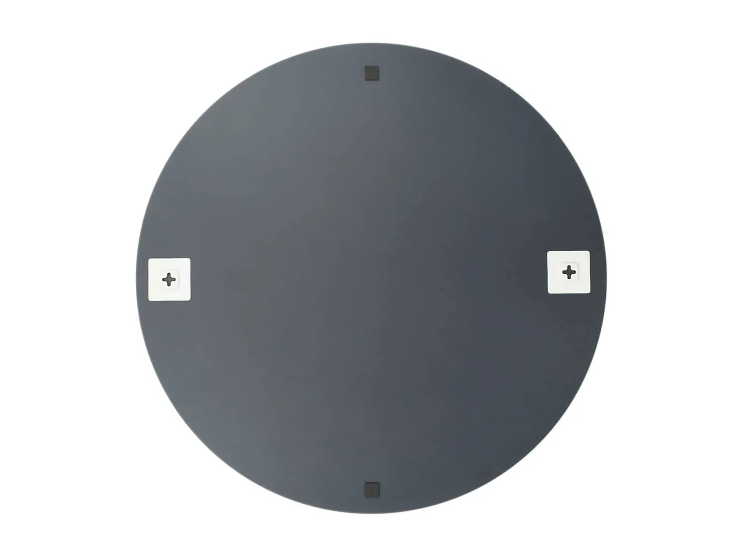 Wandspiegel 2 Stk. 50 cm Rund Glas