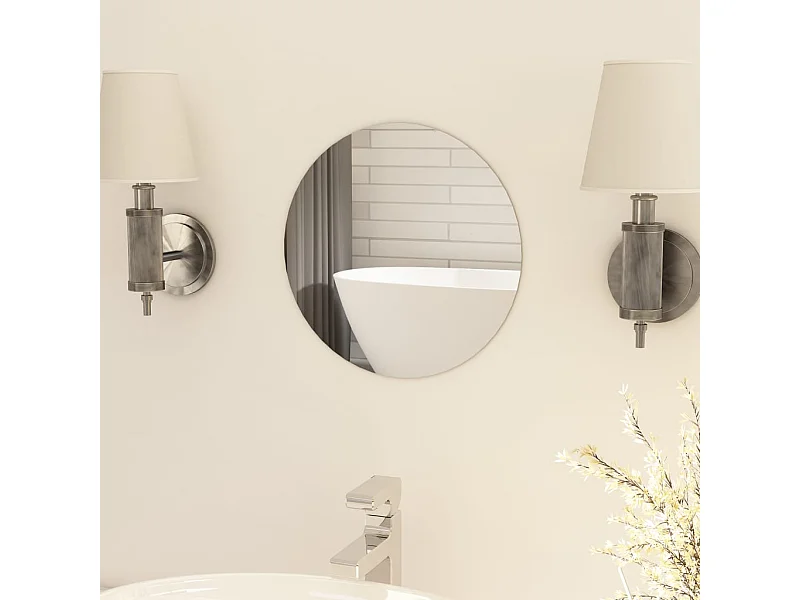 Espejo de pared redondo vidrio Ø30 cm