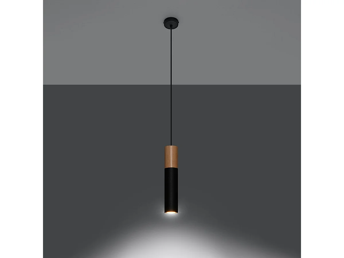 Lampe pendante Polaris noir