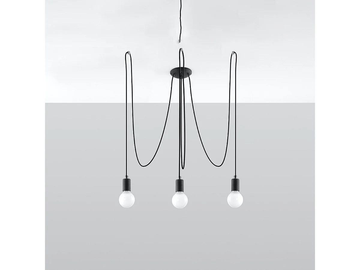 Lustre Electra 3 noir