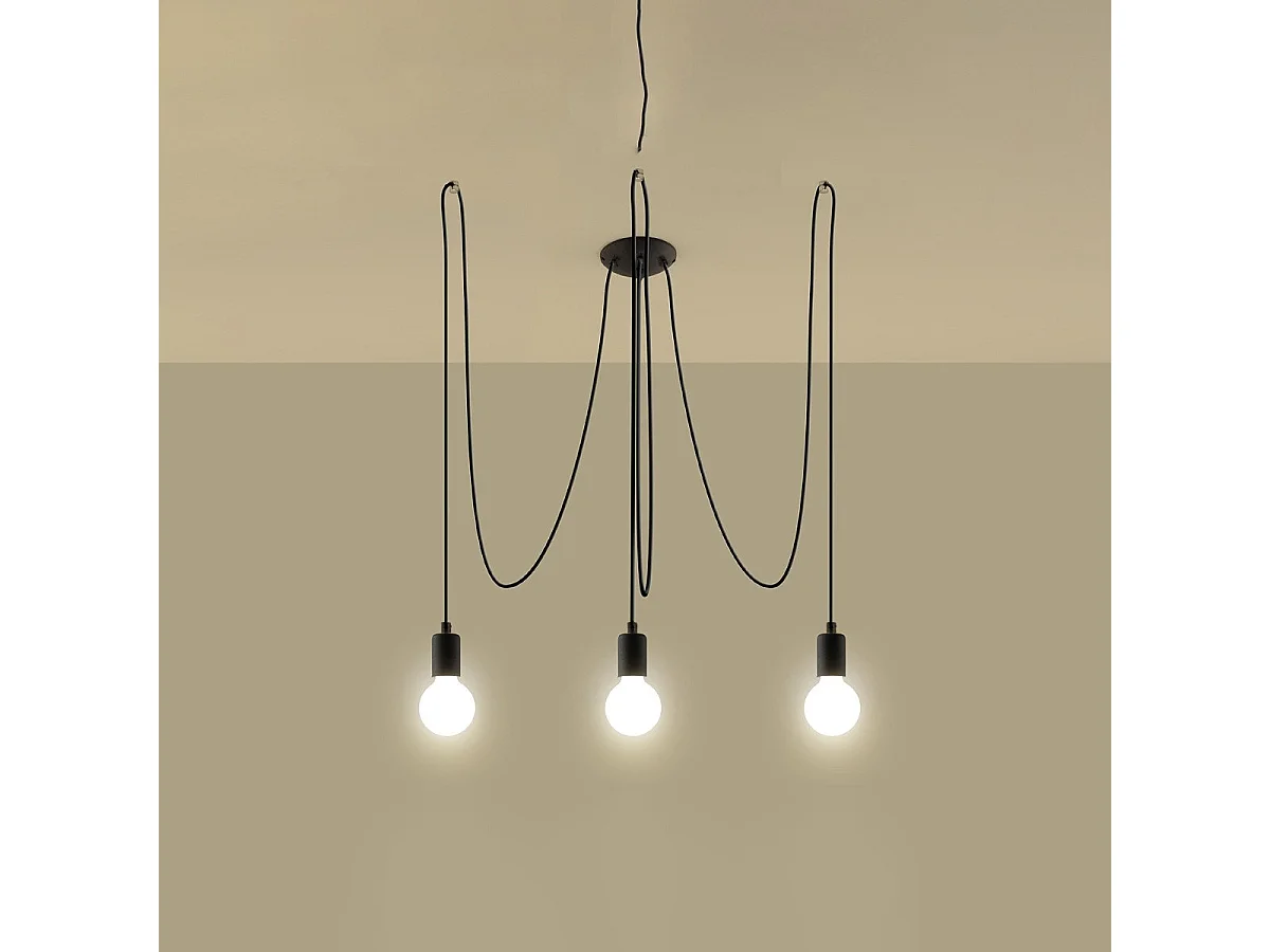 Lustre Electra 3 noir