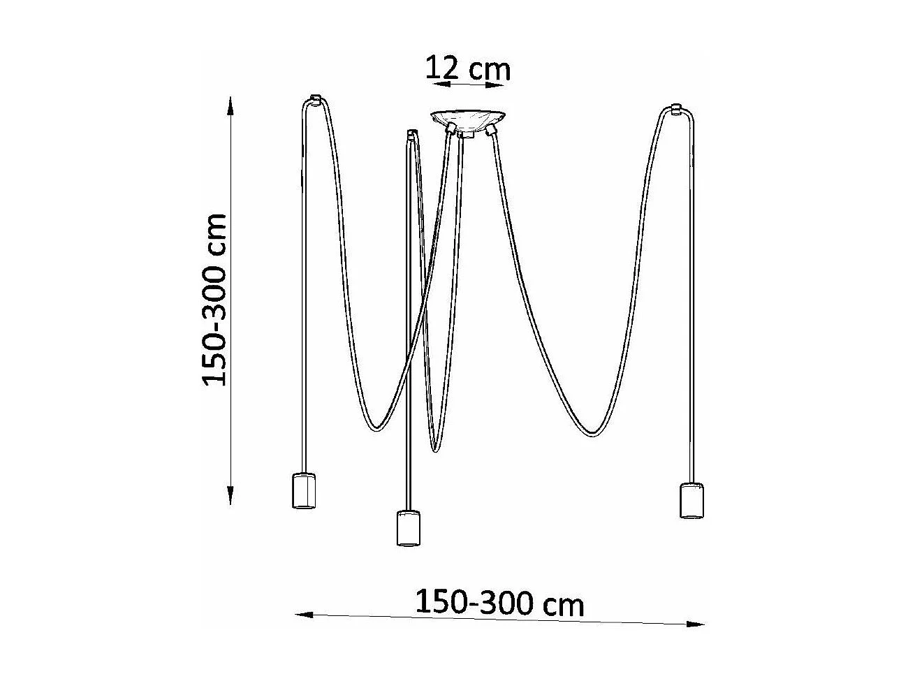 Lustre Electra 3 noir