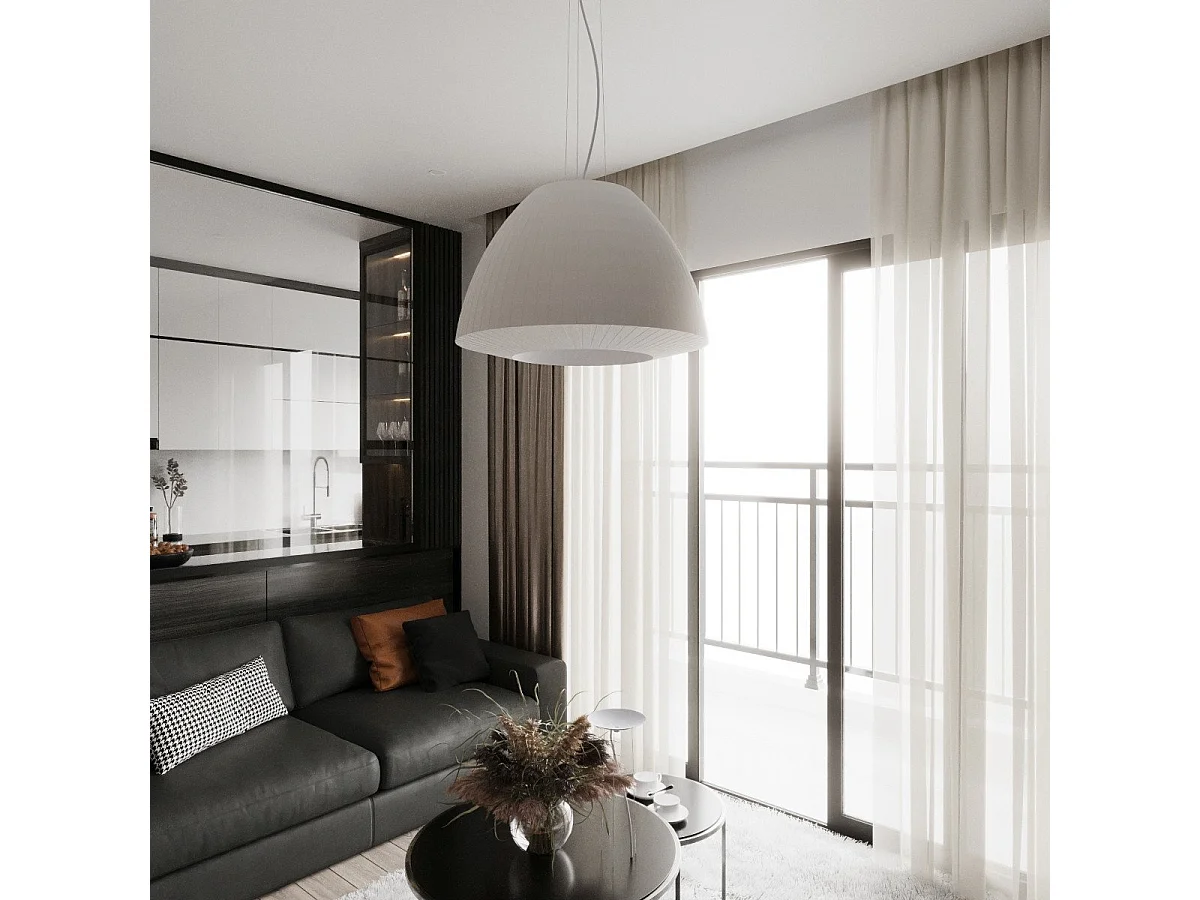 Lustre Belatrix 60 blanc