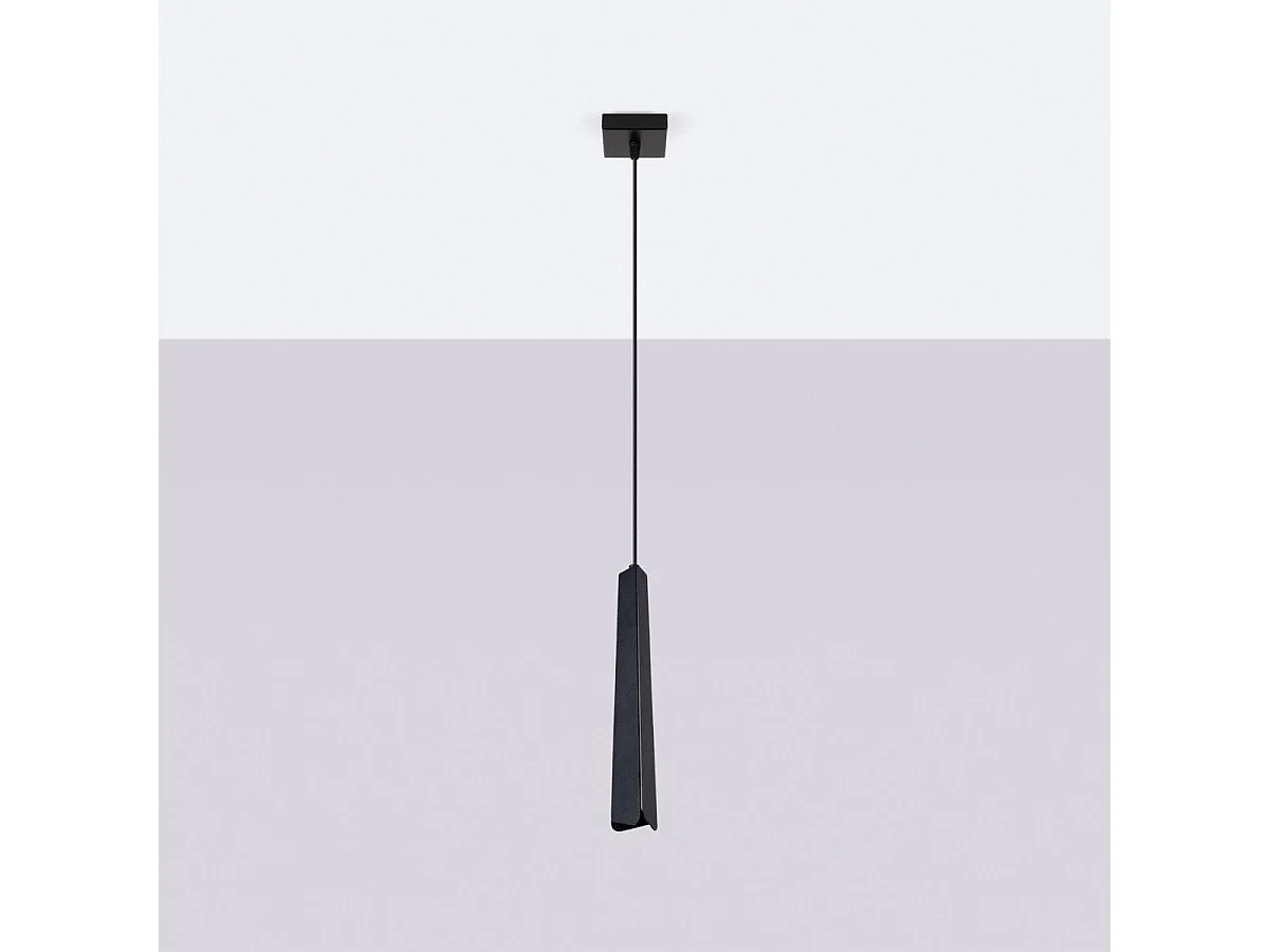 Lampe suspendue Prismatica 1 noir
