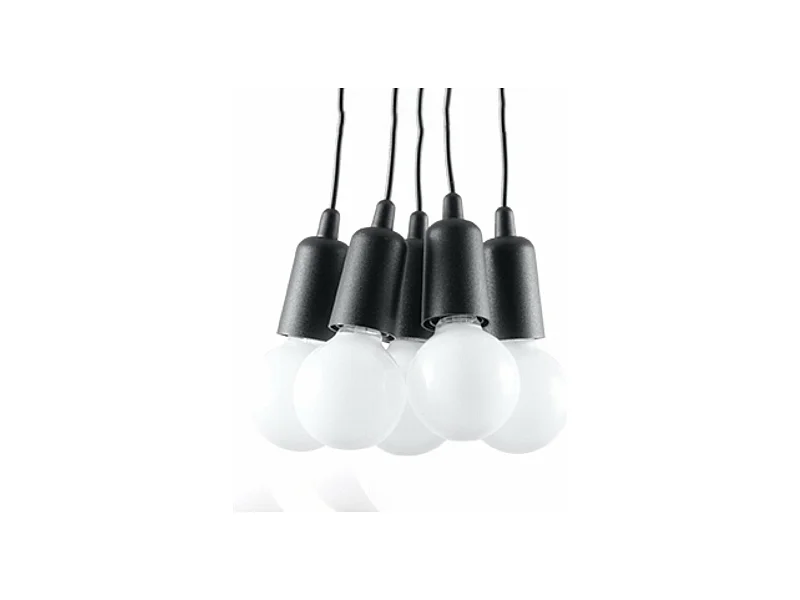Lampe pendante Dione 5 noir