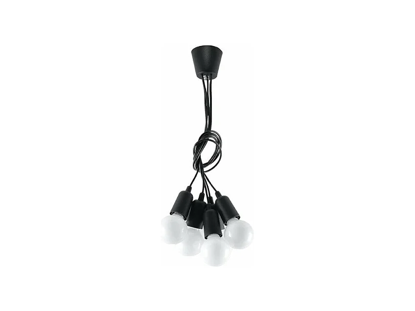 Lampe pendante Dione 5 noir