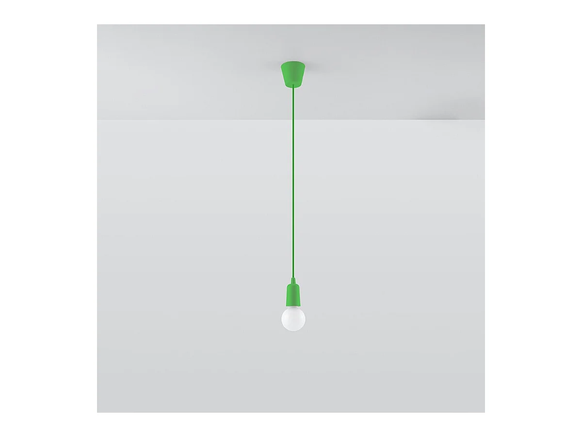 Lampe suspendue Dione 1 vert
