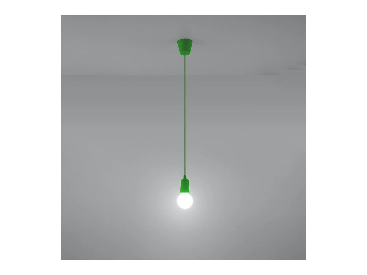 Lampe suspendue Dione 1 vert