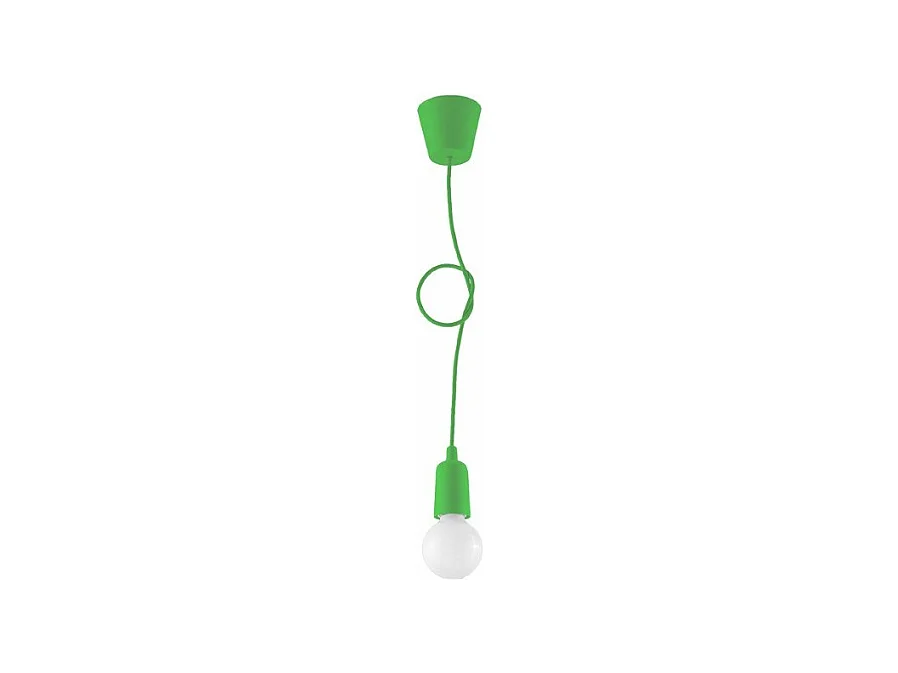 Lampe suspendue Dione 1 vert
