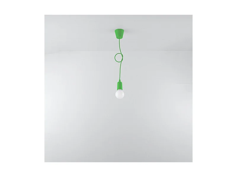 Lampe suspendue Dione 1 vert