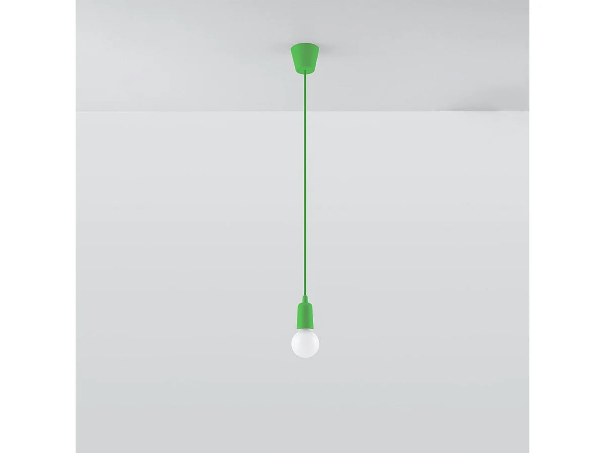 Lampe suspendue Dione 1 vert