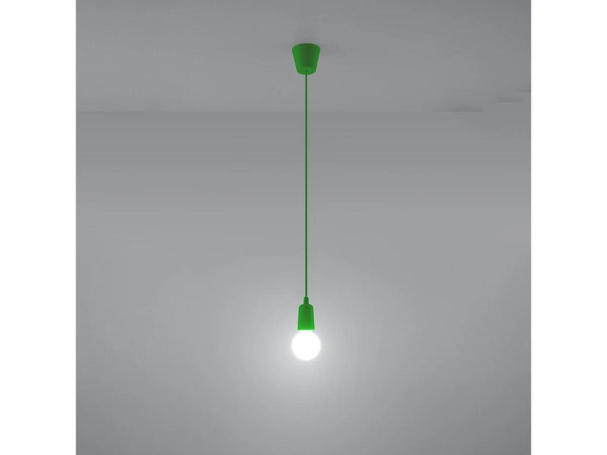 Lampe suspendue Dione 1 vert