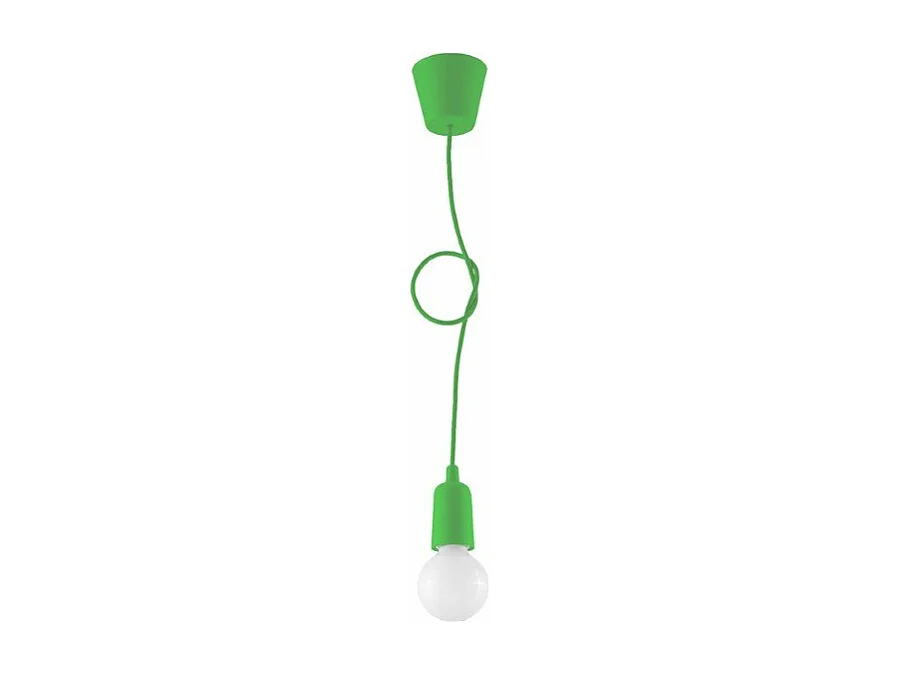 Lampe suspendue Dione 1 vert