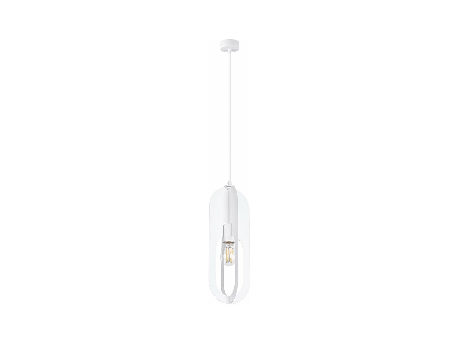 Lampe suspendue Nucleus 1 blanc