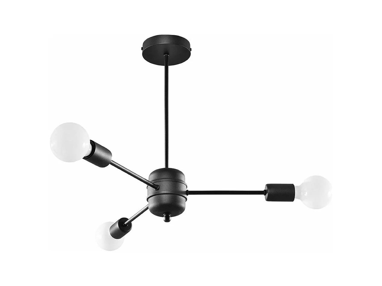 Lustre Lunaris 3 noir