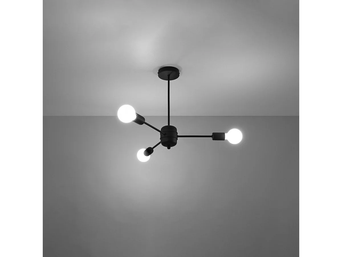 Lustre Lunaris 3 noir