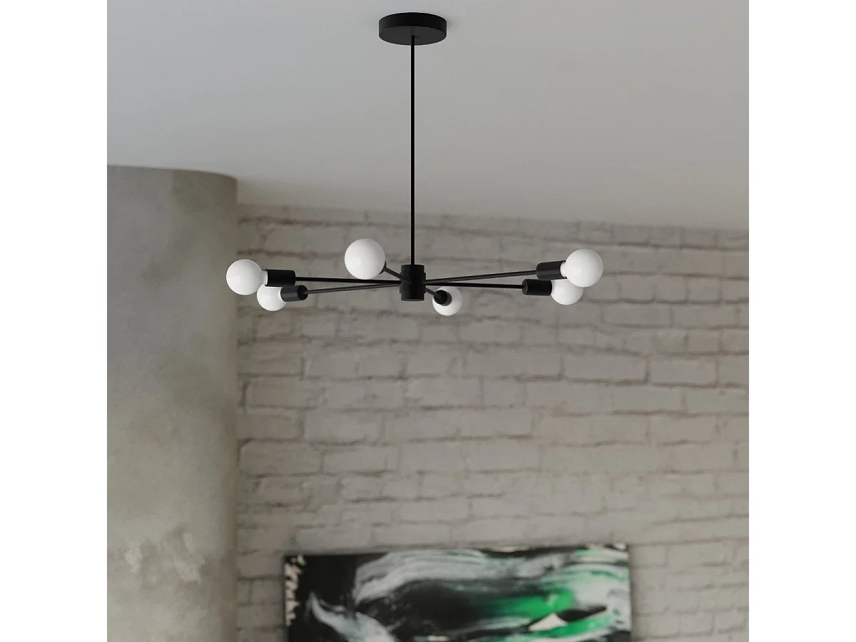 Lustre Lunaris 3 noir