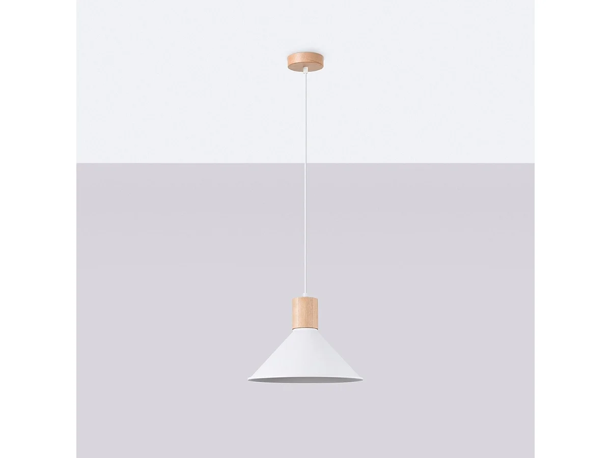 Lampe suspendue Juno blanc