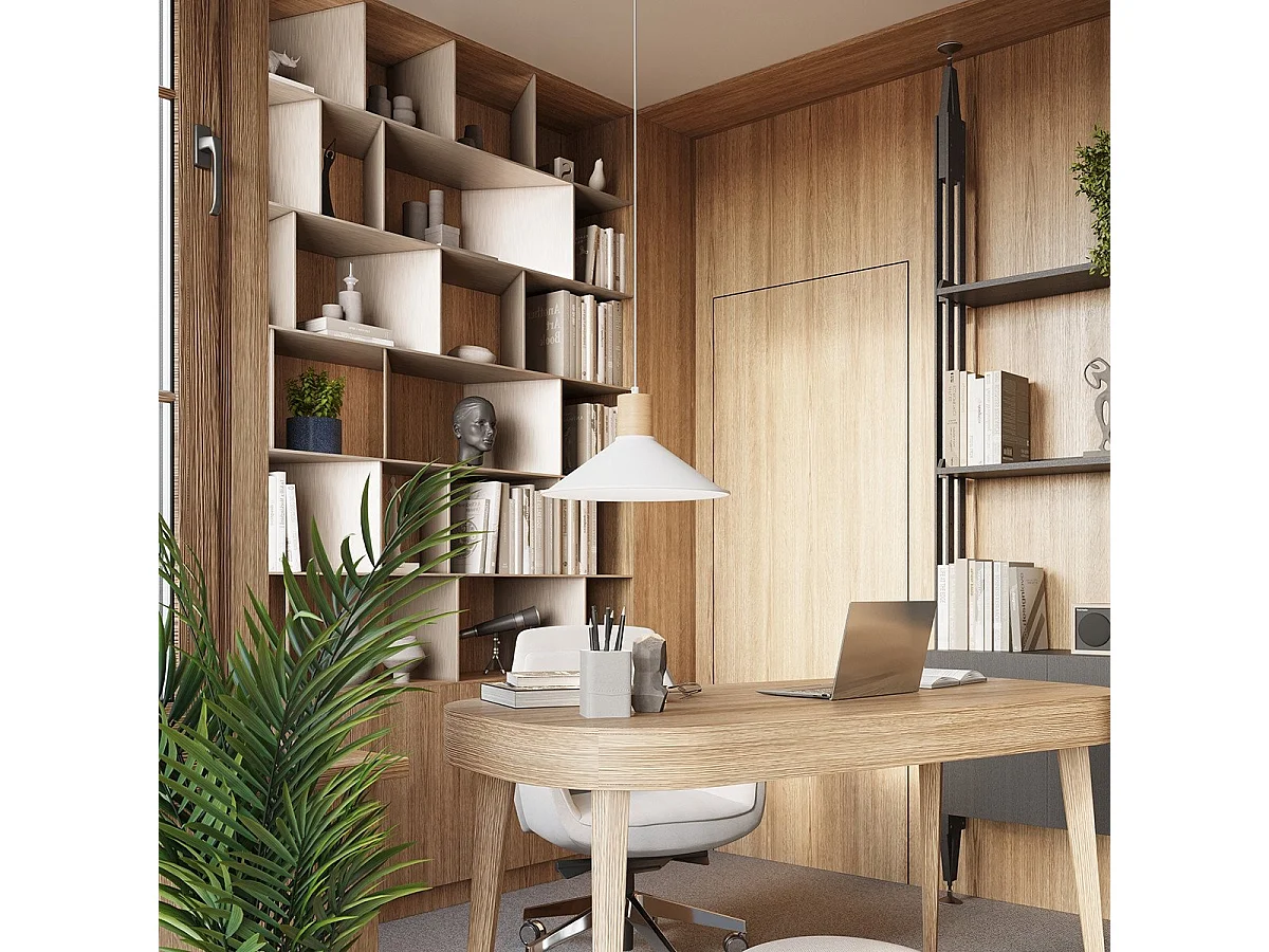 Lampe suspendue Juno blanc