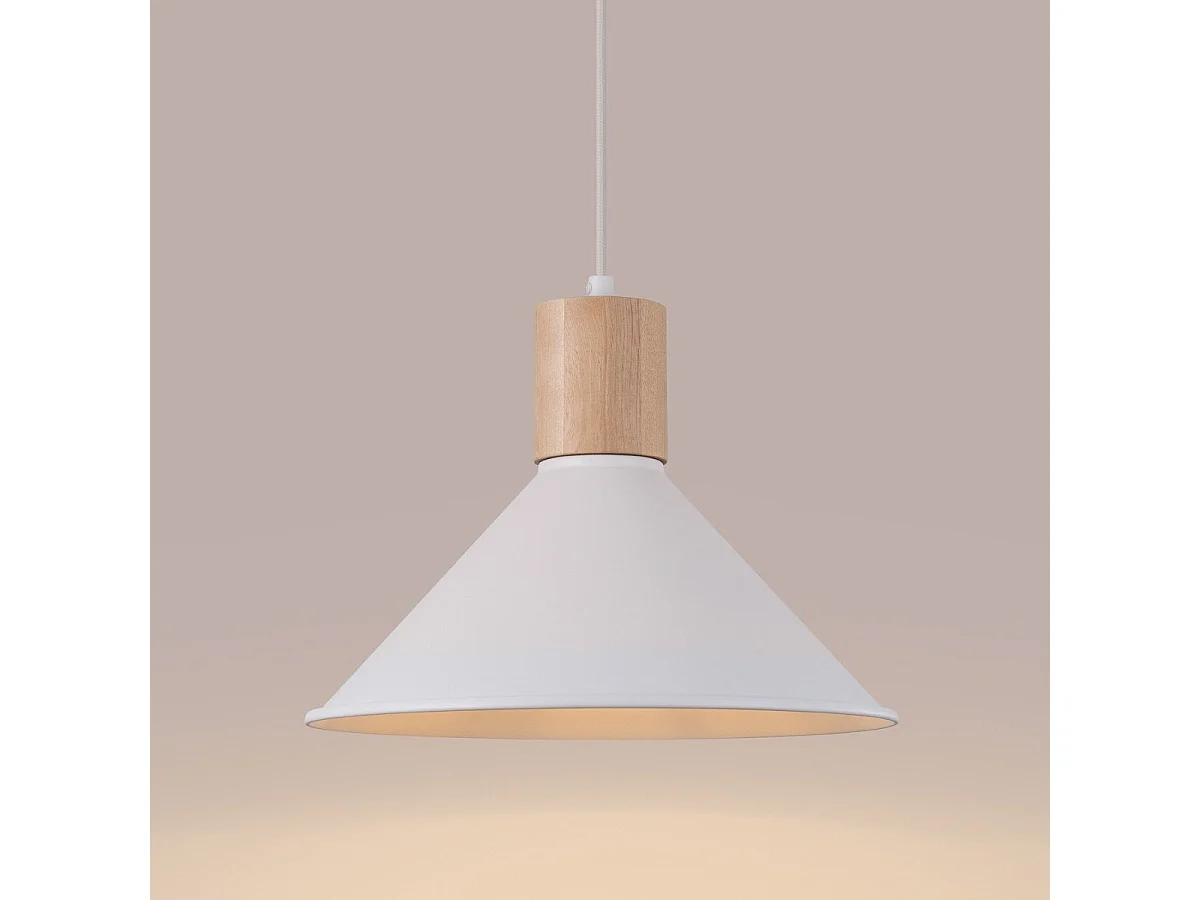 Lampe suspendue Juno blanc