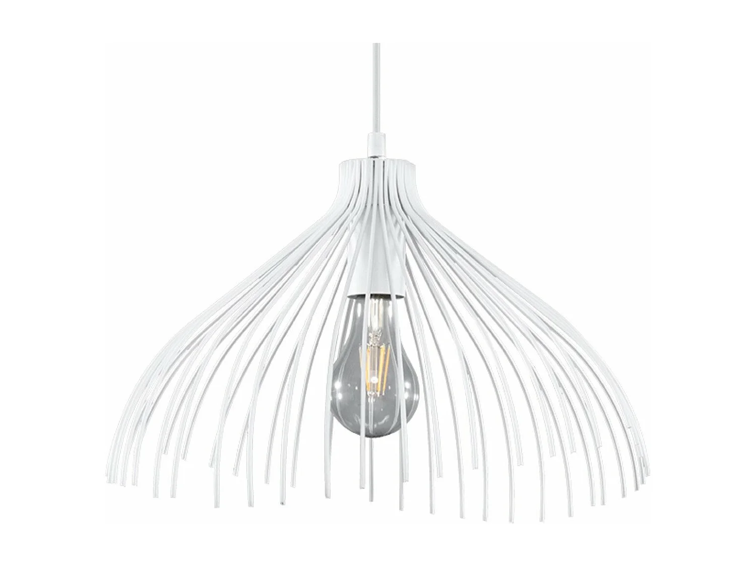 Lampe pendante Nashit blanc