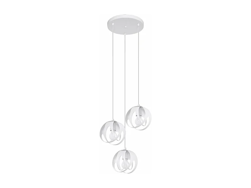 Lampe pendante Alden 3P blanc