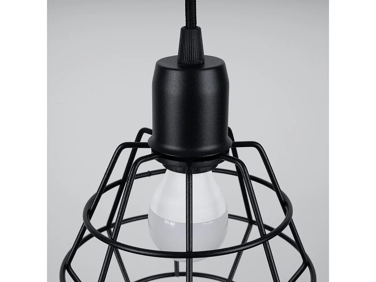 Lampe suspendue Chiara 3P noir