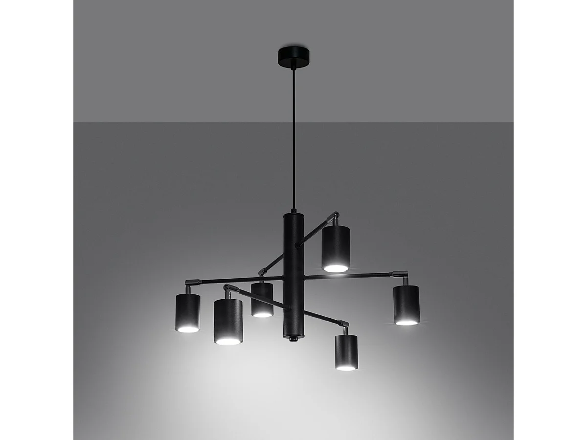 Lustre Lucida 6 noir