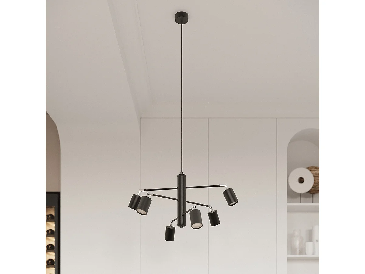 Lustre Lucida 6 noir