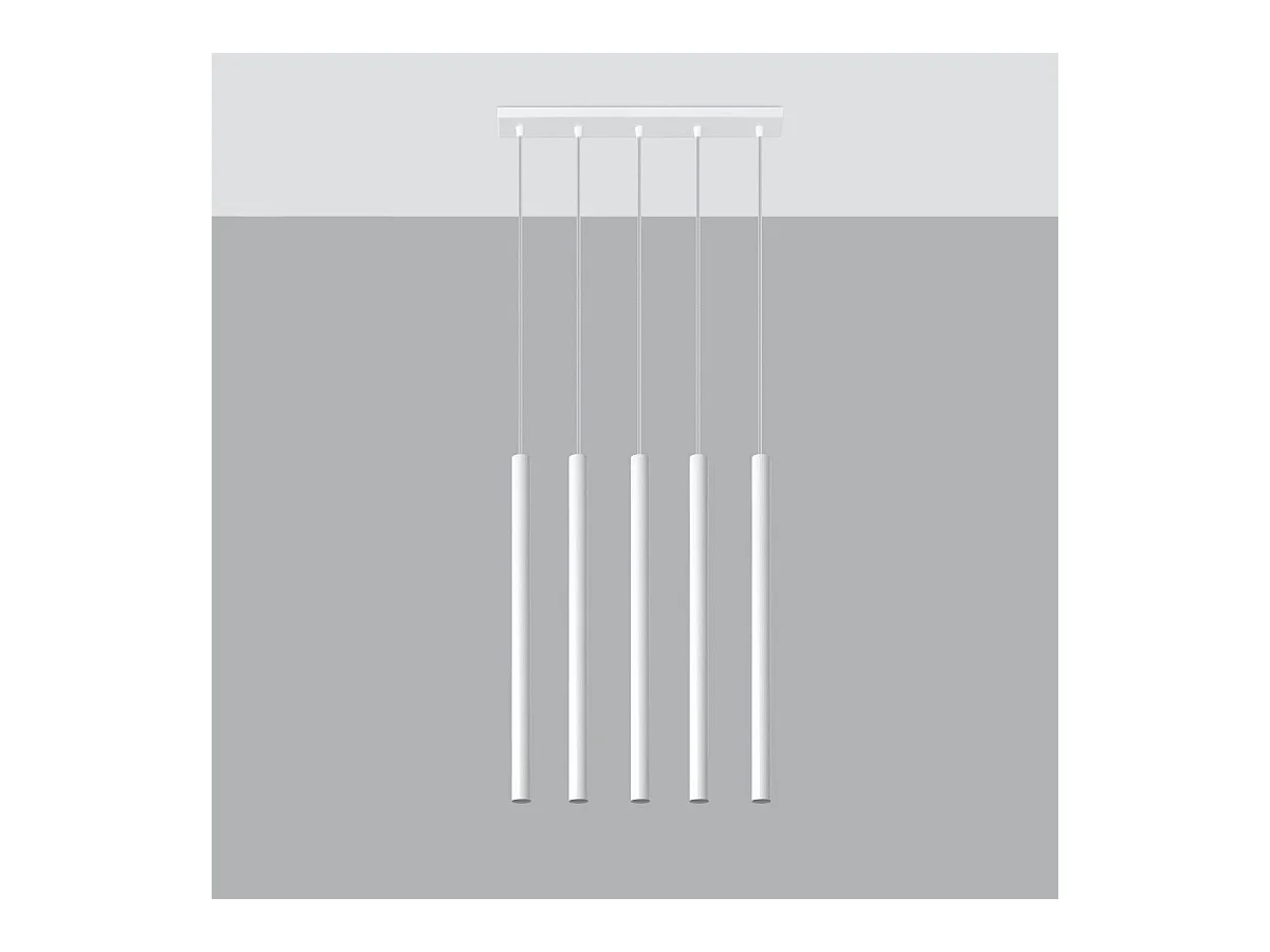 Lampe pendante Novastel 5 blanc