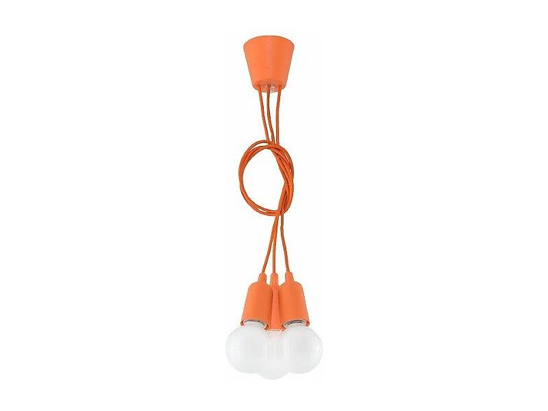 Lampe pendante Dione 3 orange
