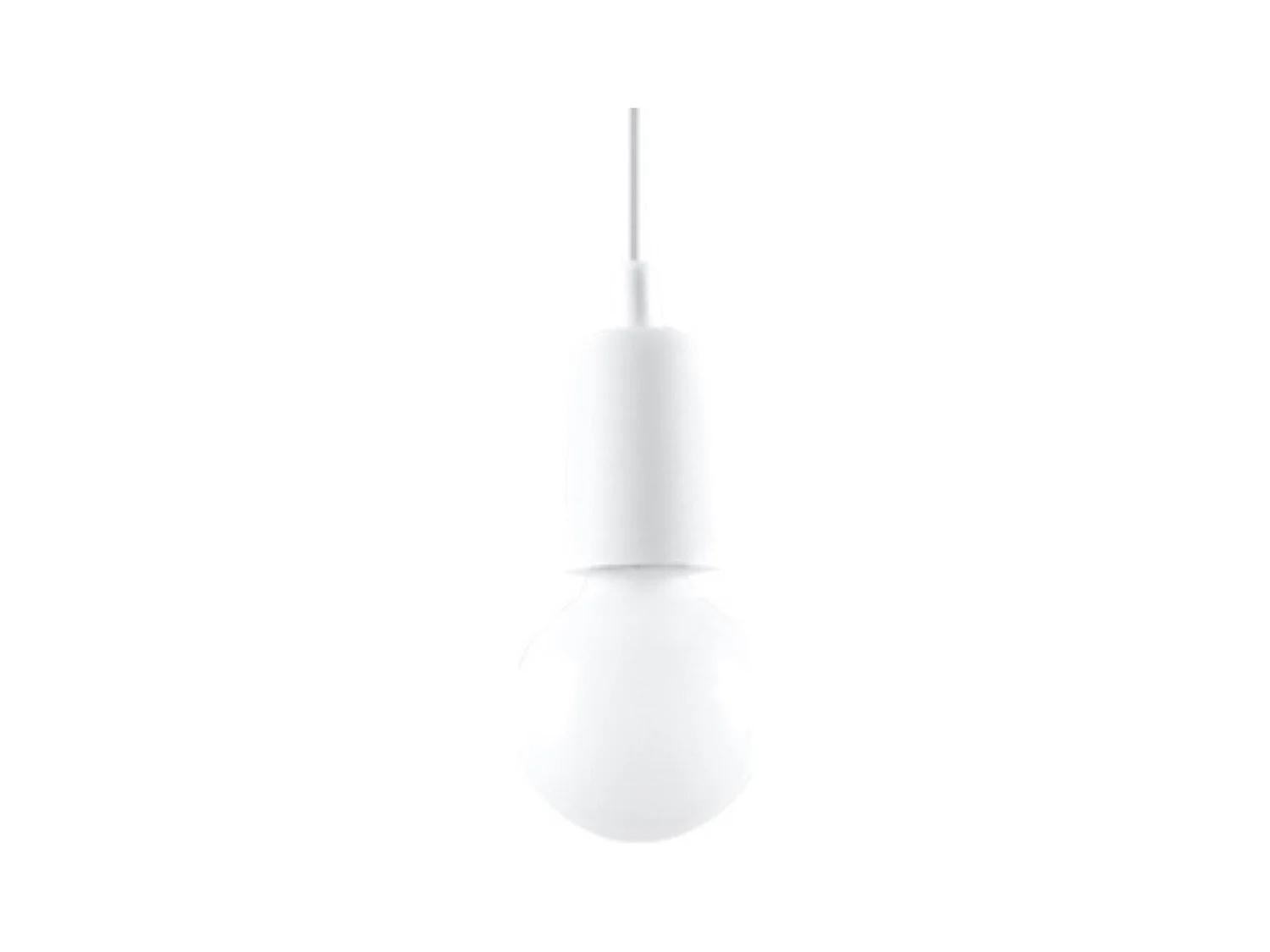 Lampe suspendue Dione 1 blanc