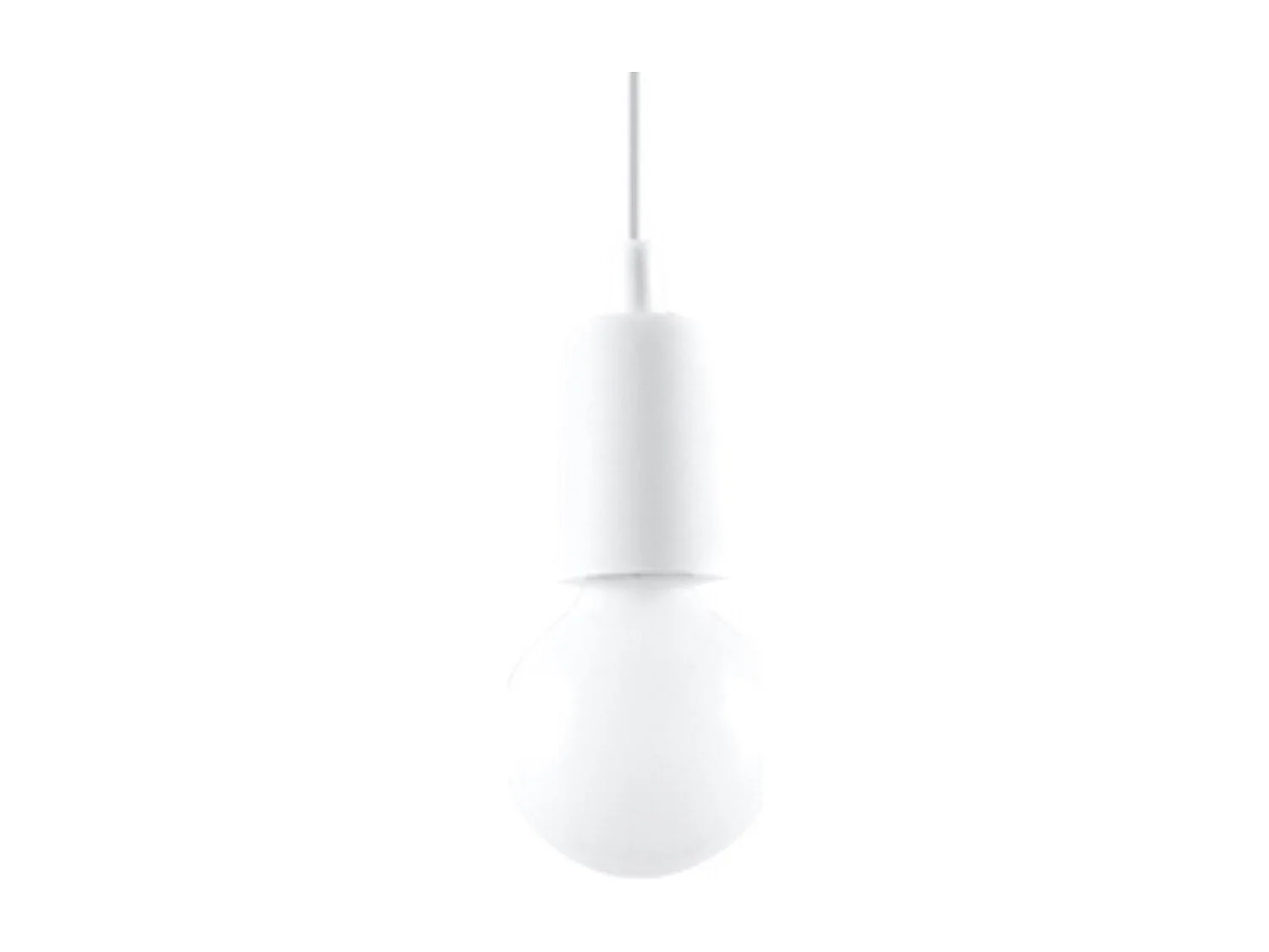 Lampe suspendue Dione 1 blanc